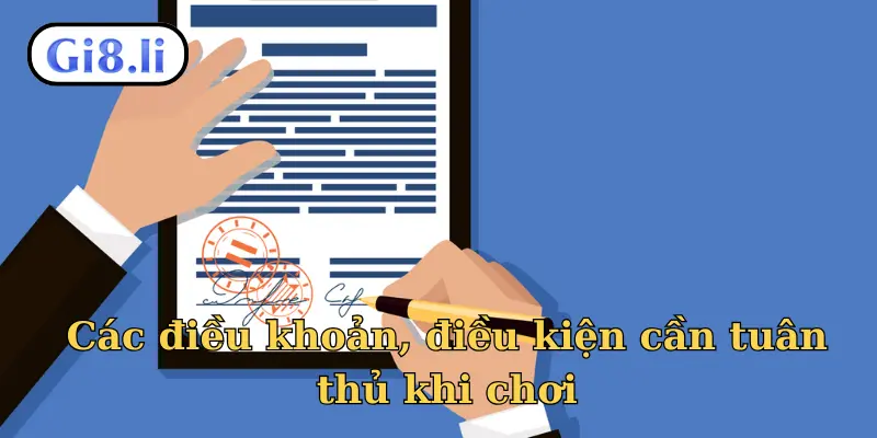 Các điều khoản điều kiện phải tuân thủ