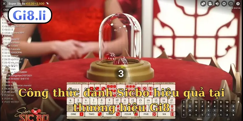Công thức đánh Sicbo hiệu quả