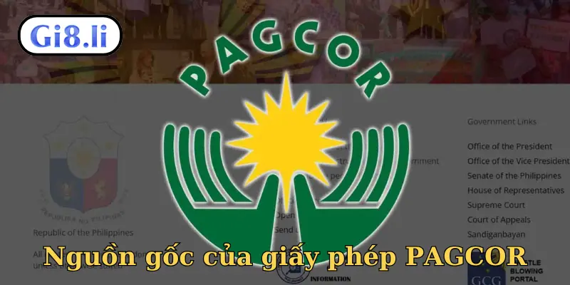 Nguồn gốc của giấy phép PAGCOR